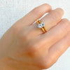 Vintage Diamond Engagement Ring 14K Yellow Gold