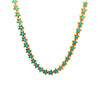 Turquoise Star necklace 14K Italian Yellow Gold