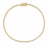 1 carat diamond 14k gold tennis bracelet