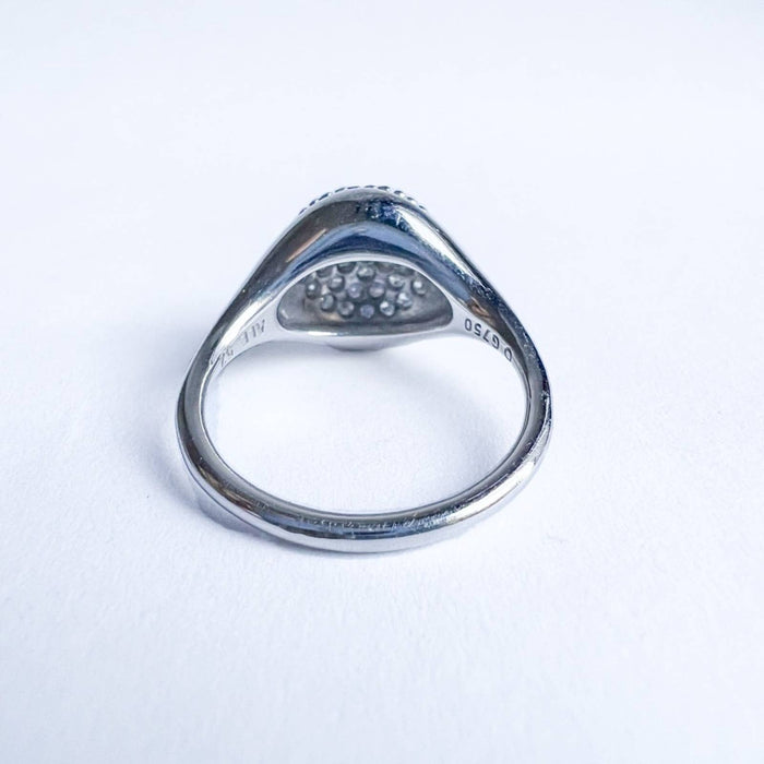 Pandora 18K White Gold Diamond Ring