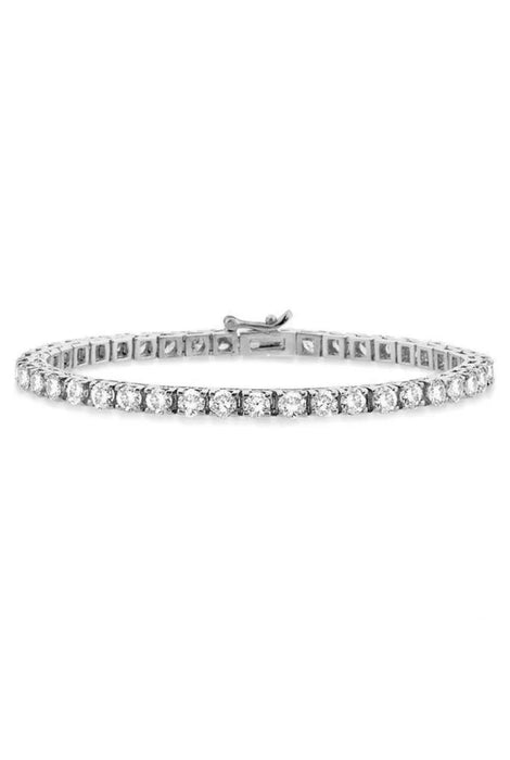 14K White Gold Diamond Tennis Bracelet