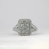 Vera Wang Love Collection 1.50 tcw  Diamond Engagement Ring in 14K White Gold