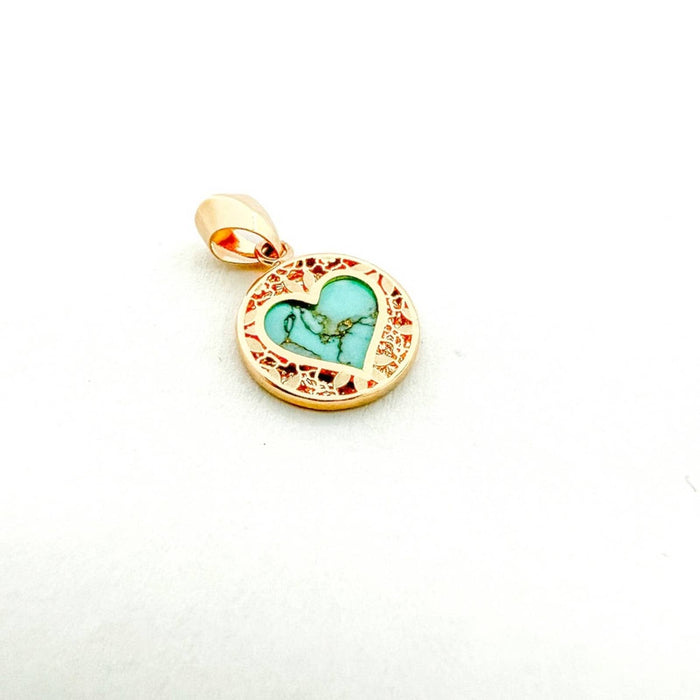 Turquoise Heart Pendant