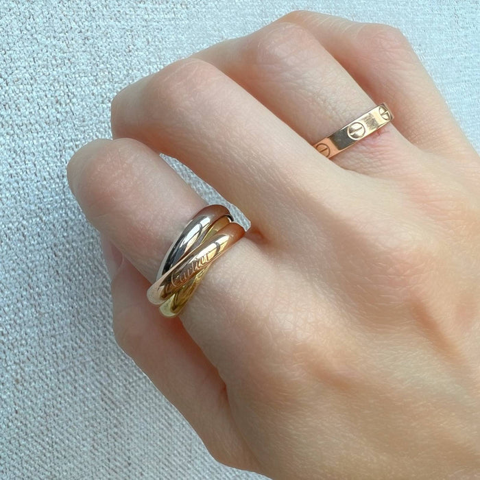 18K Gold Vintage Cartier Trinity Ring