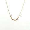 14K Yellow Gold Mother Of Pearl Disc Necklace