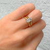 Vintage Diamond Engagement Ring 14K Yellow Gold