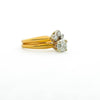 Vintage Diamond Engagement Ring 14K Yellow Gold