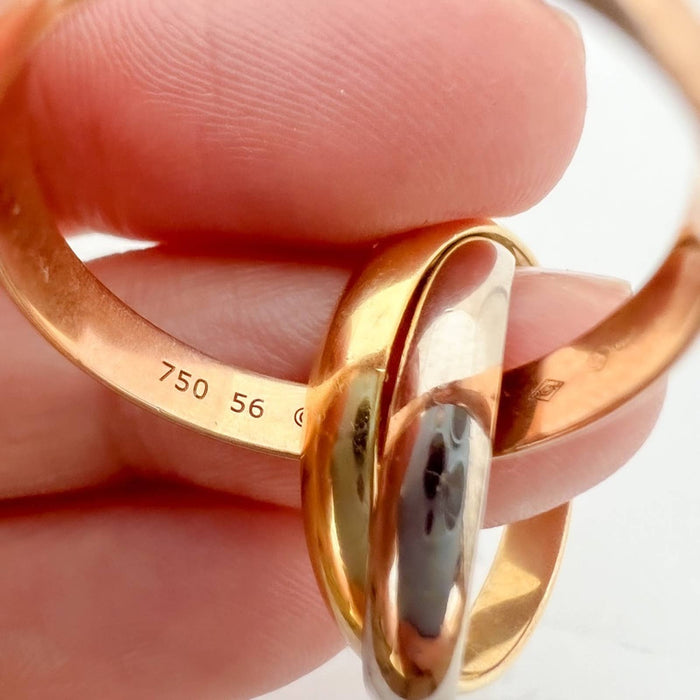 18K Gold Vintage Cartier Trinity Ring