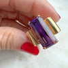 14K Yellow Gold Amethyst Vintage Ring