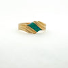 14k Yellow Gold Vintage Mosaic Opal Ring