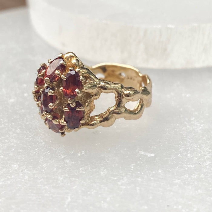 14k Gold Tourmaline Vintage Ring