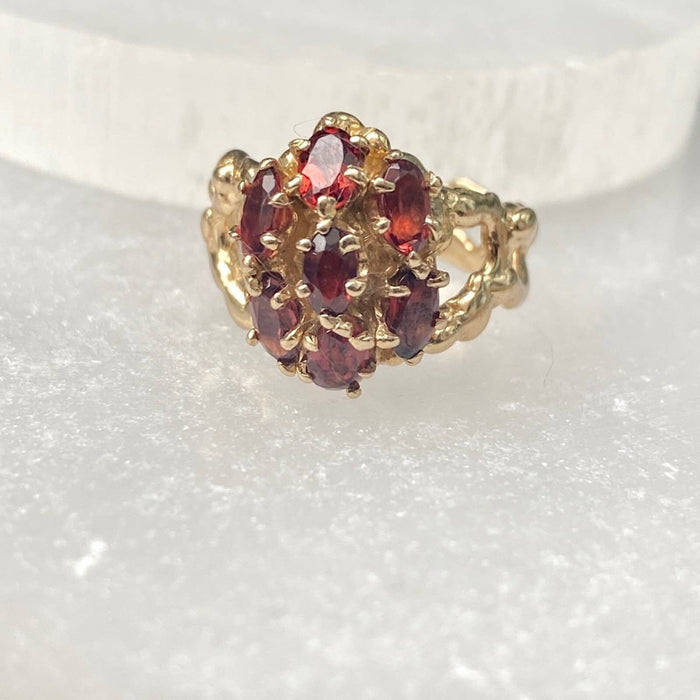 14k Gold Tourmaline Vintage Ring