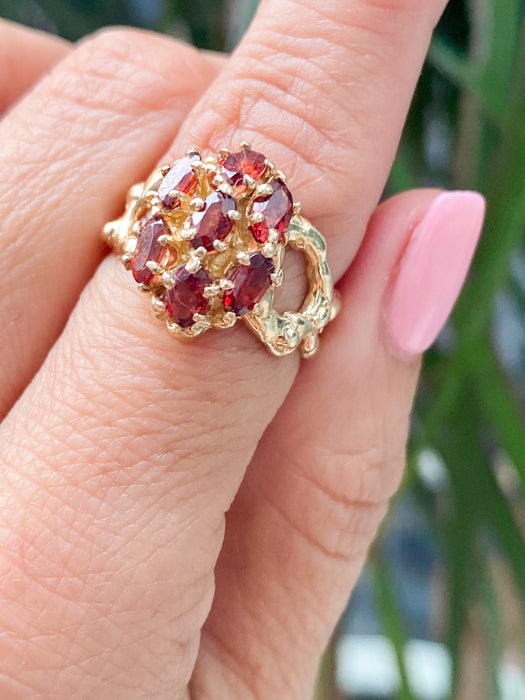 14k Gold Tourmaline Vintage Ring