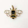 Enamel Bee Charm Pendant