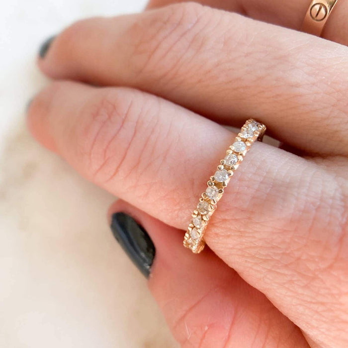 	vintage gold eternity ring