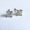 princess cut diamond earrings