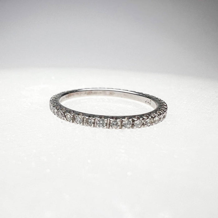 18K White Gold Eternity Diamond Ring