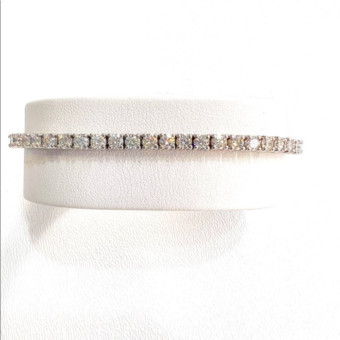 5 Carat Diamond Tennis Bracelet in 14K White Gold