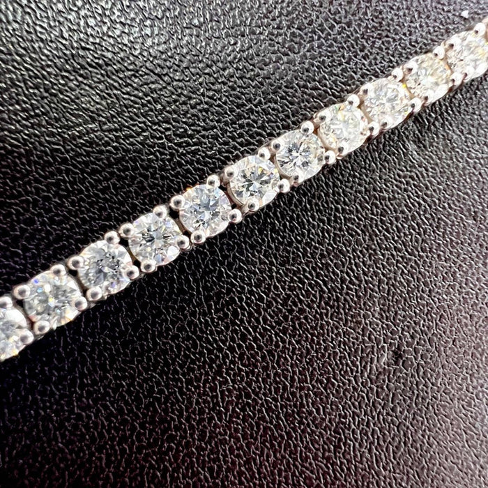 5 Carat Diamond Tennis Bracelet in 14K White Gold