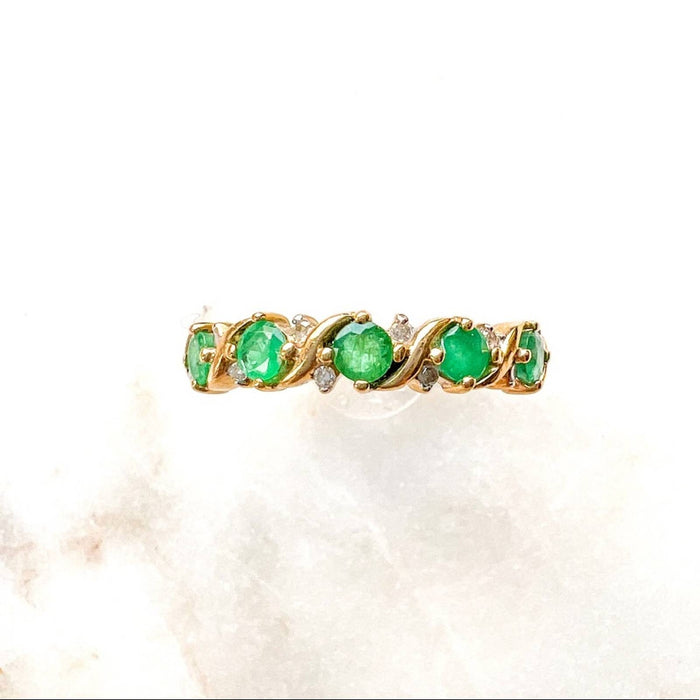 vintage emerald rings