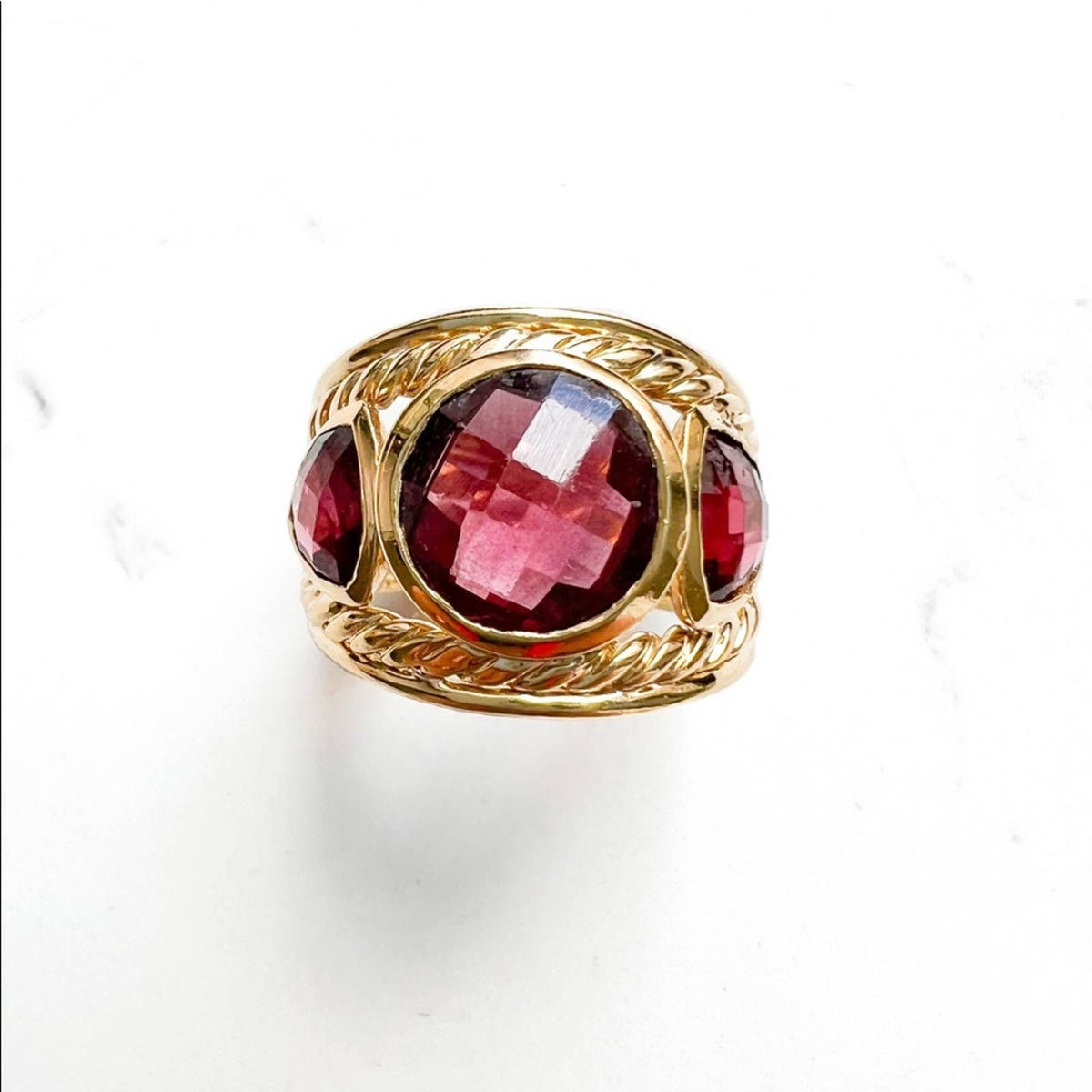 David yurman pink stone on sale ring