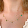  Pear-Shaped Emerald Necklace