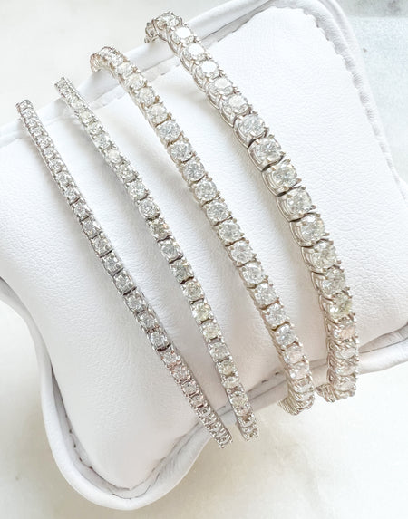 white gold tennis bracelet