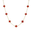 red clover necklace 