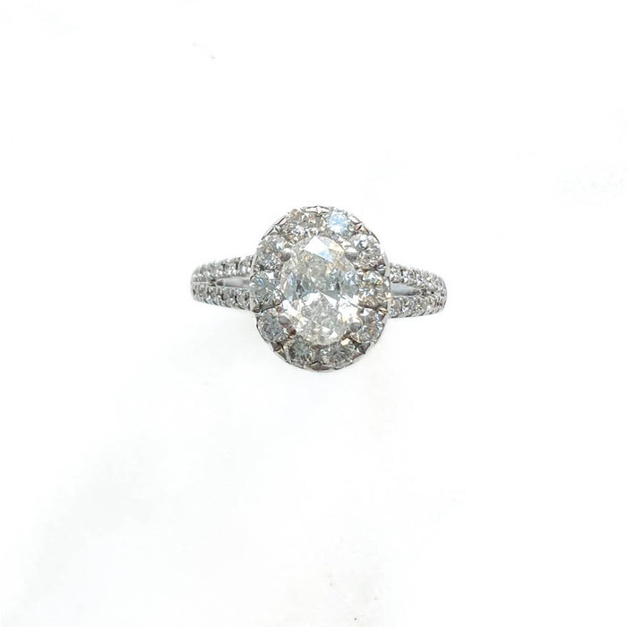 Pnina Tornai Diamond Engagement Ring 14K White Gold