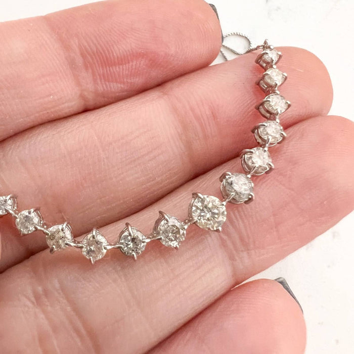 platinum diamond necklace	