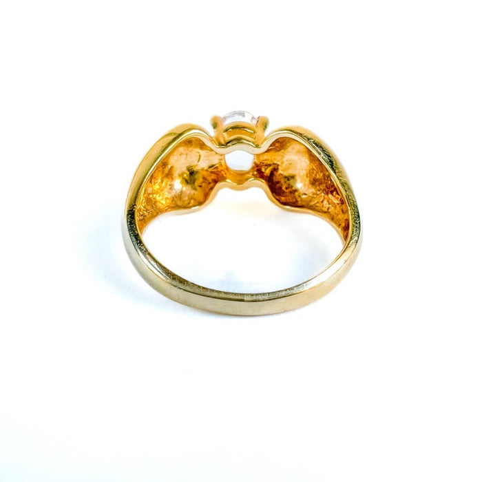 14k Yellow Gold Morganite Vintage Ring