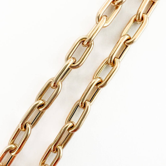 14k Yellow Gold Open Front Necklace