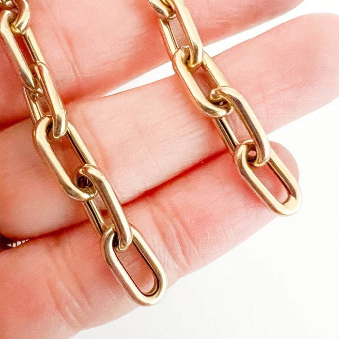 14k Yellow Gold Open Front Necklace