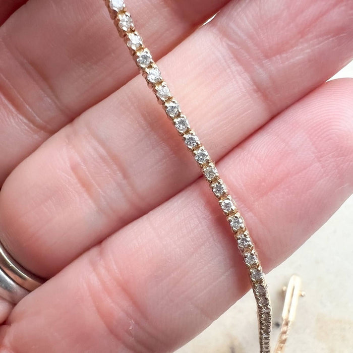 1 Carat Diamond Tennis Bracelet 14K Gold