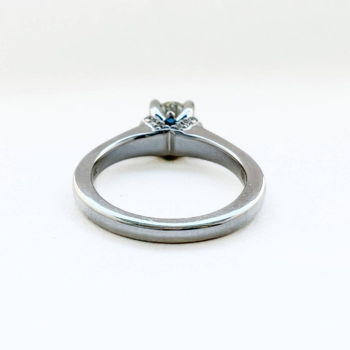 Vera Wang Love Collection Diamond Solitaire Collar Engagement Ring