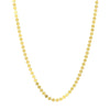 14k Yellow Gold Disc Links Necklace