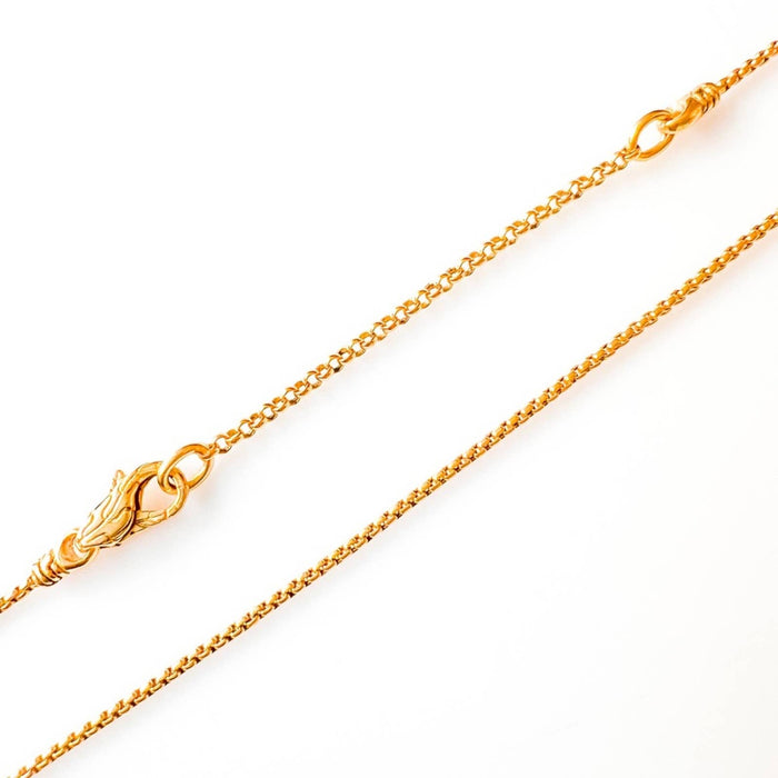 John Hardy 18K Yellow Gold Triple Bamboo Necklace