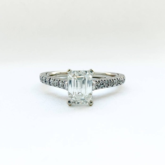 	emerald cut engagement rings