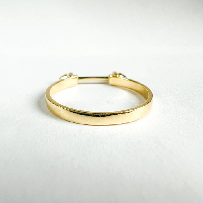 14k Yellow Gold Arrow Ring