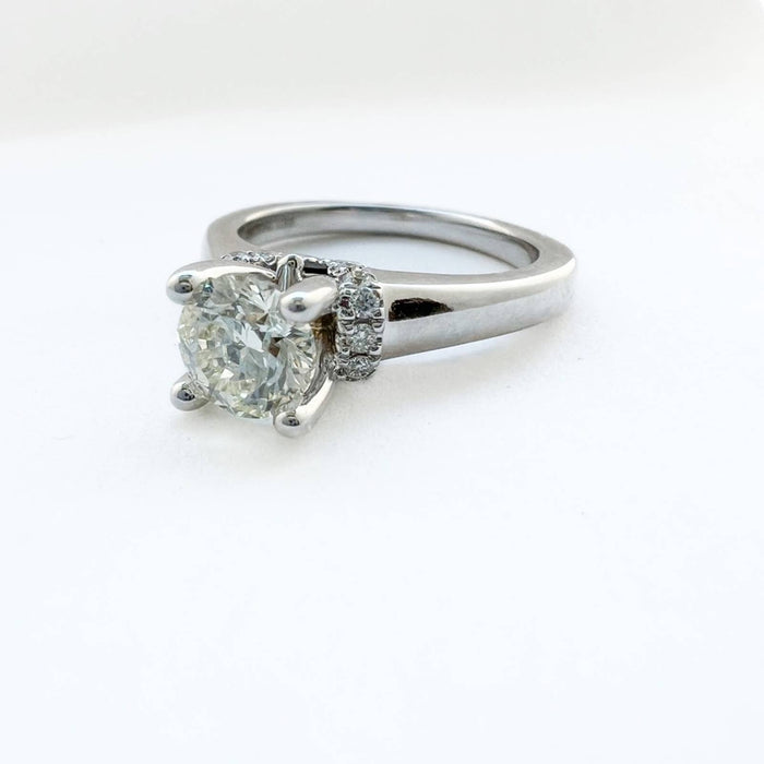 Vera wang solitaire hot sale diamond ring