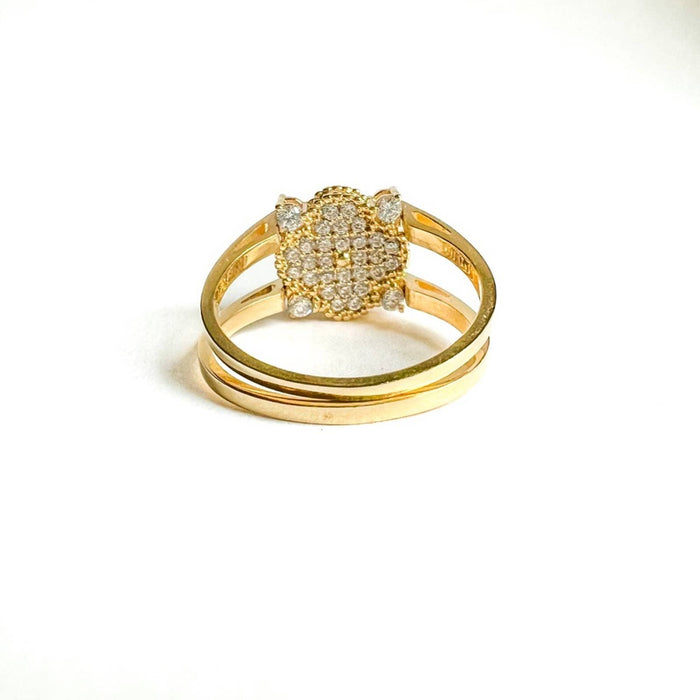 14K Yellow Gold Reversible  Ring