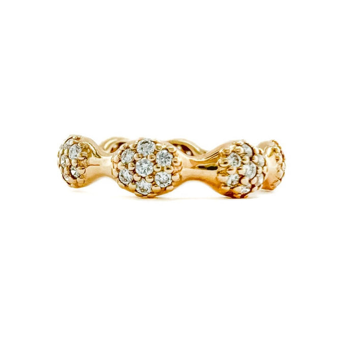 Diamond Pandora Ring 14k Gold 