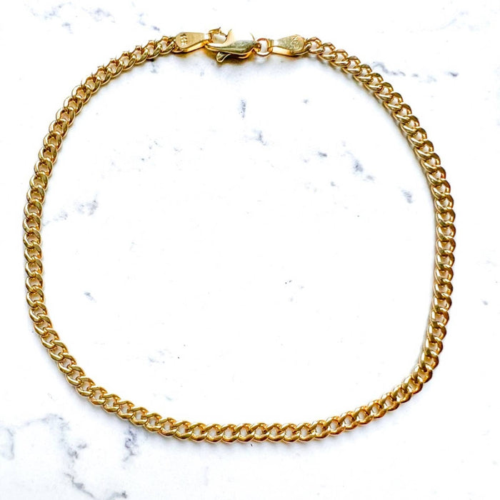 14K Yellow Gold Miami Cuban Curb Bracelet