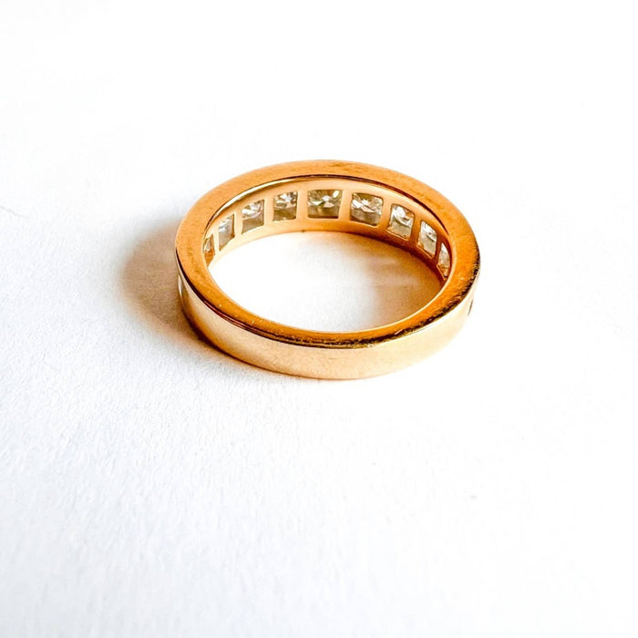 Vintage Diamond Channel Band in 14K Gold Price