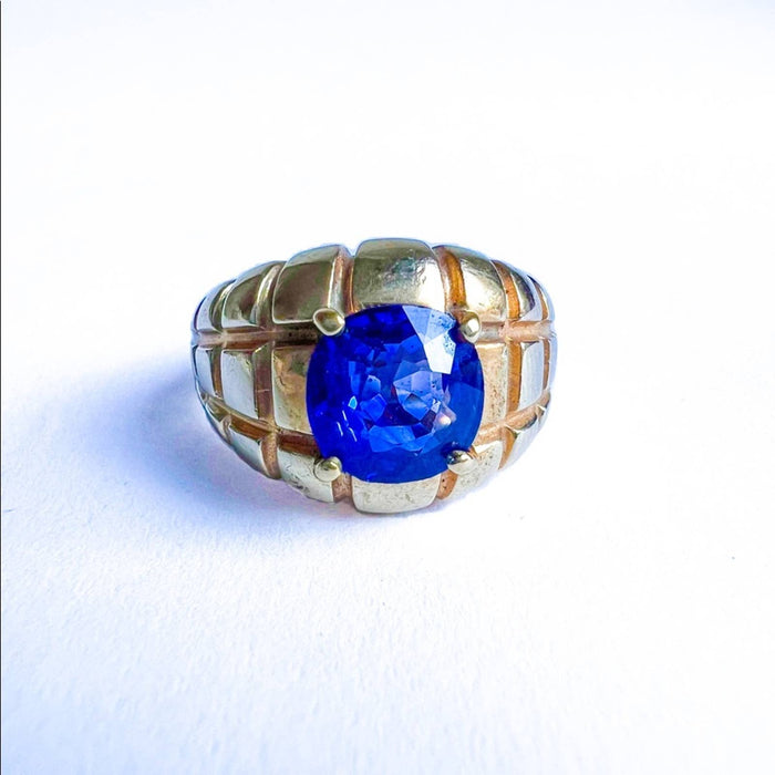 Vintage Tanzanite Ring 14K Yellow Gold