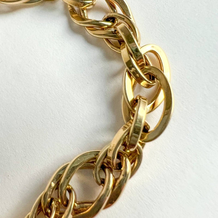 14K Yellow Gold Statement Bracelet