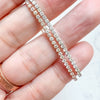 	2 carat diamond tennis bracelet yellow gold